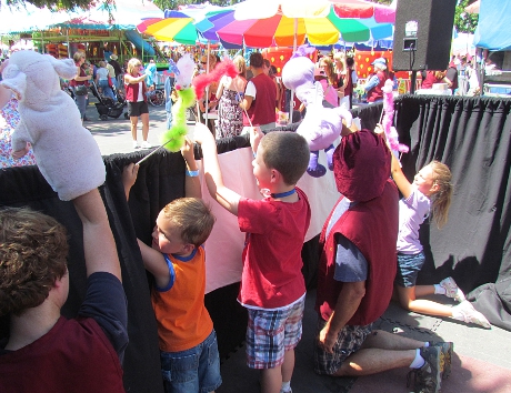 Children puppet show